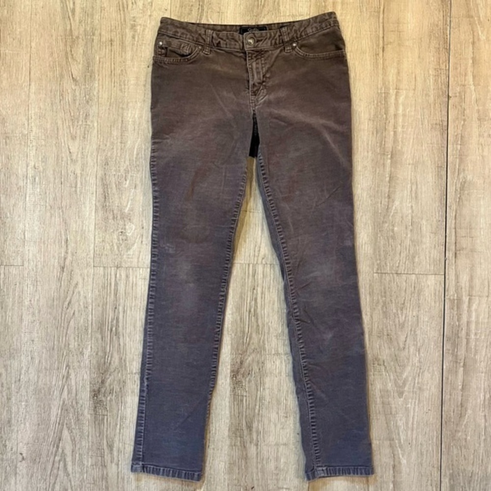 Jessica Simpson Brown Corduroy Pants size 29 Forever Skinny